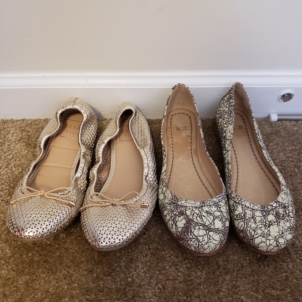 Frye Carson ballet flats size 6.5